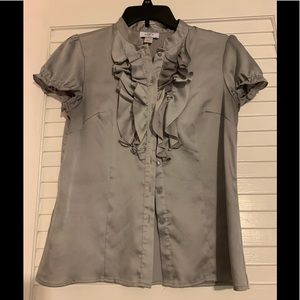 Silver shirt sleeve Blouse